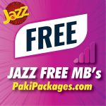 Jazz Free Mbs | Jazz Internet Packages | FREE Internet Mbs