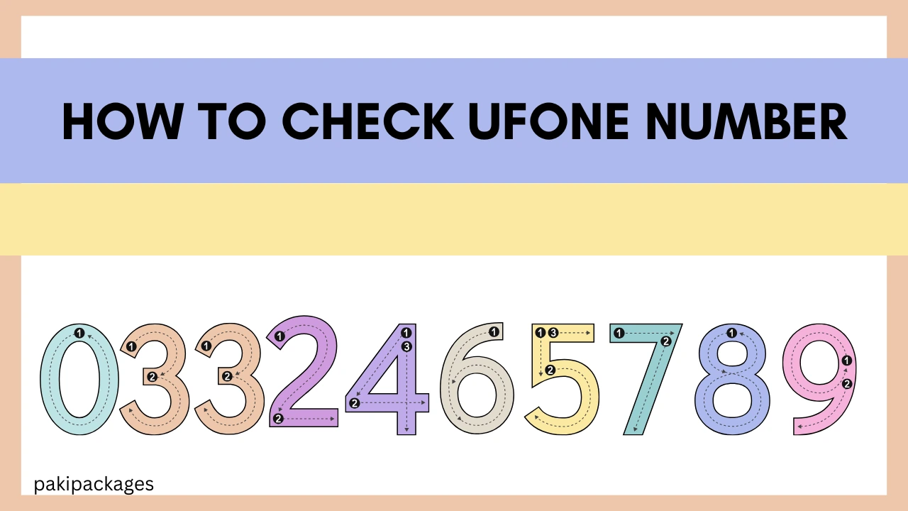 how to check ufone number