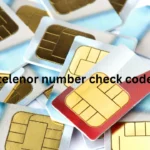 telenor number check code