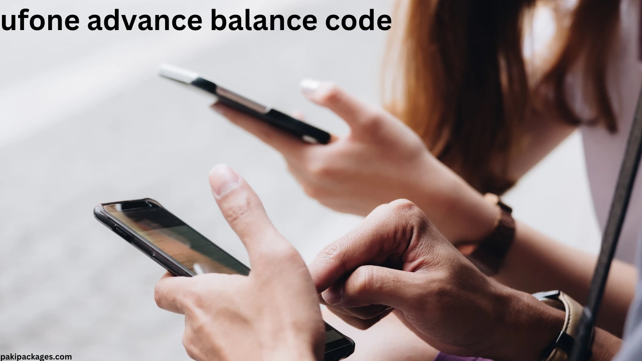 ufone advance balance code