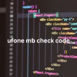 ufone mb check code