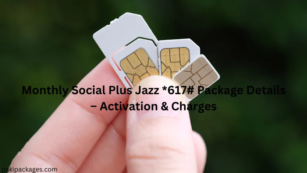 Monthly Social Plus Jazz *617# Package Details – Activation & Charges