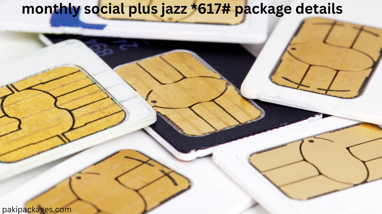 monthly social plus jazz 617 package details